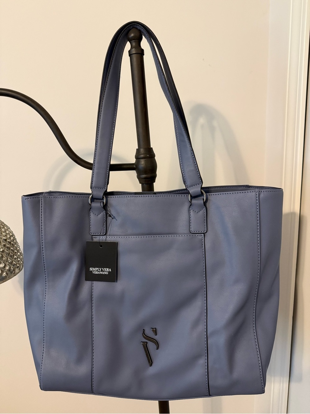 NWT Simply Vera Vera Wang Mustang Gray Tote